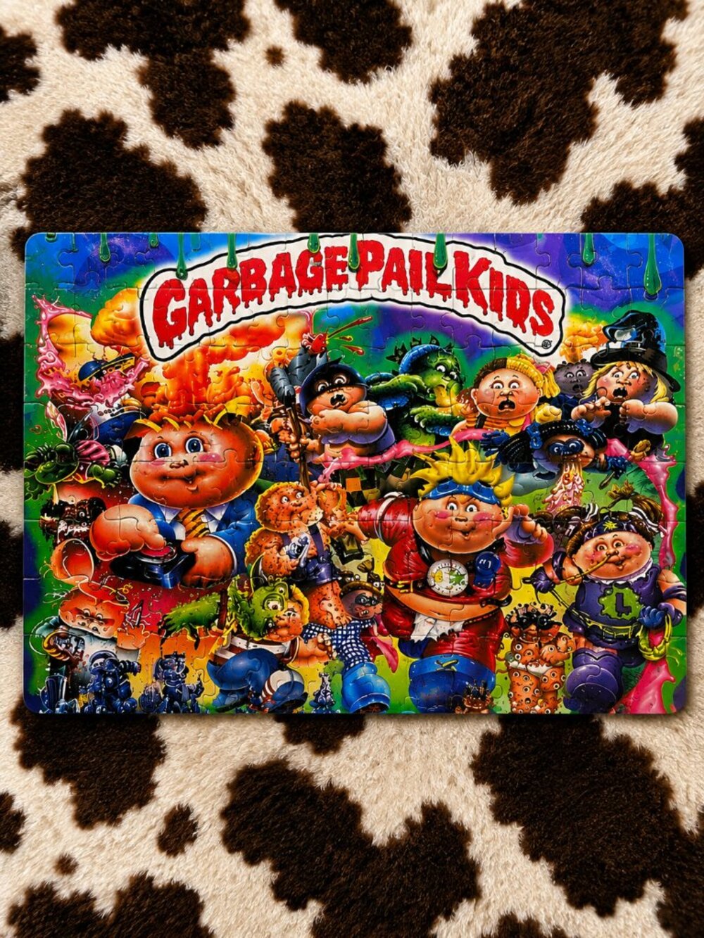 Garbage Pail Kids 120 Piece Custom Handmade Jigsaw Puzzle